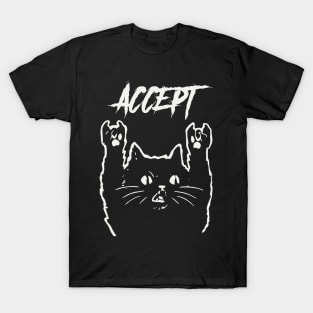 accept metal cat T-Shirt